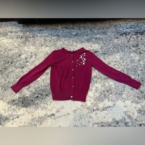 Girls Small (5/6) cardigan with jewels